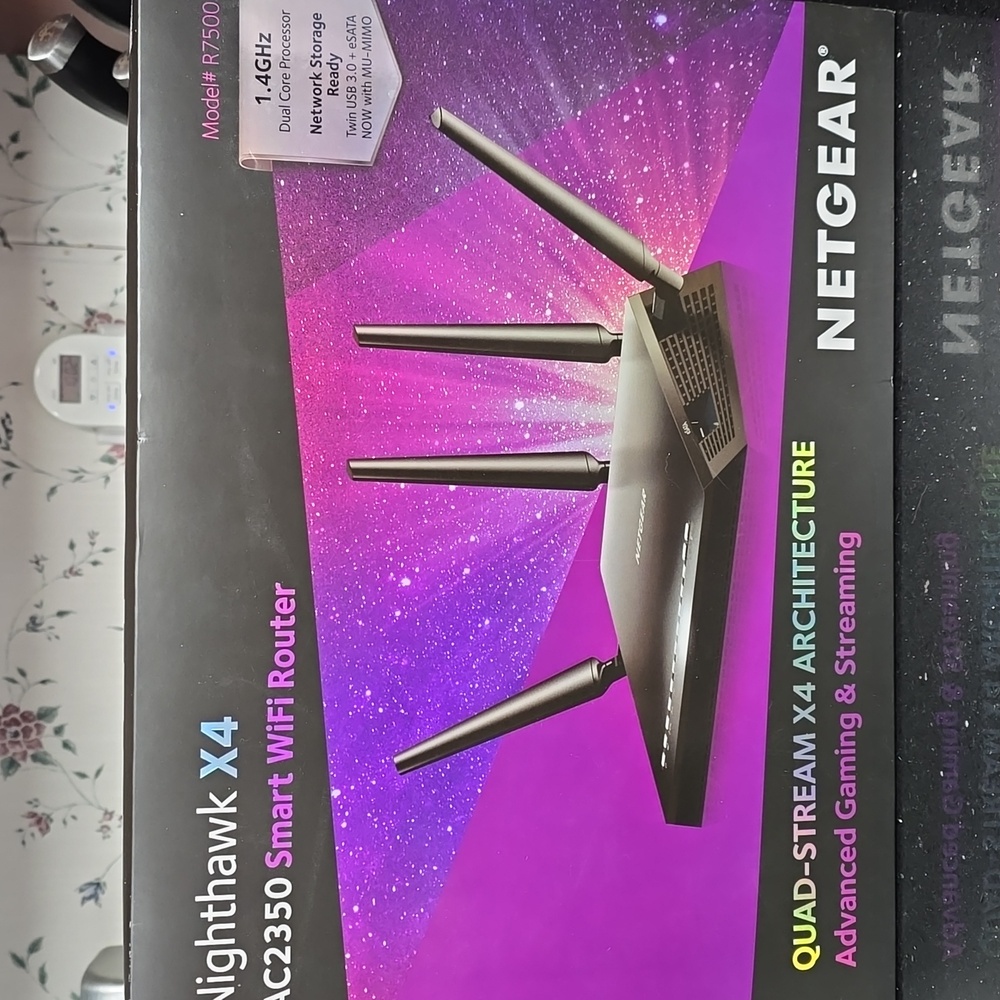 HOST PICK. Like New.  Netgear Nighthawk X4 AC2350 Smart Wifi Router